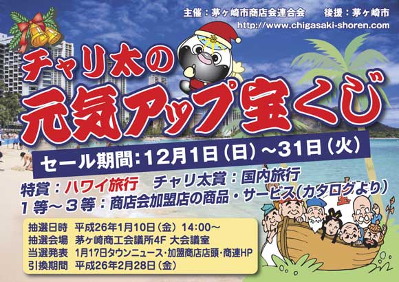 チャリ太の元気アップ宝くじ